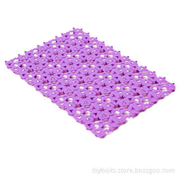 Foot Pattern Non-slip Splicing Bath Mat